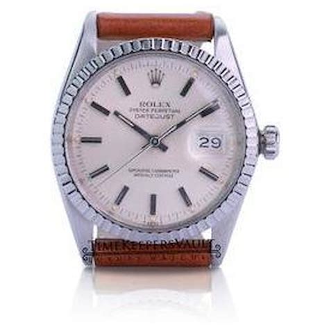 rolex datejust cinturino pelle|rolex datejust 36 prezzo.